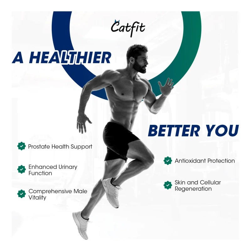 Catfit Saw Palmetto 500mg Suplemento Próstata 120 Cápsulas