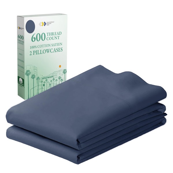 CALIFORNIA DESIGN DEN Luxuriously Soft Hotel Quality 600 Thread Count,