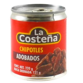 La Costena Chipotles Peppers in Adobo Sauce 220g (Pack of 1)
