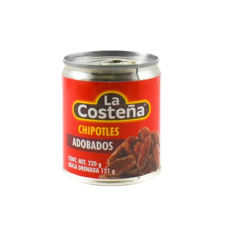 La Costena Chipotles Peppers in Adobo Sauce 220g (Pack of