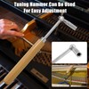 Professional Piano Tuning Kit, Piano Tuner Hammer Mute Kit Tools,