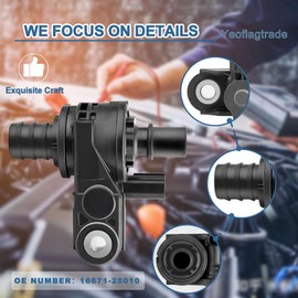 16671-25010 Coolant Bypass Valve, Compatible with Toyota for Avalon 2020-2021, for Camry 2018-2021, for RAV4 2019-2022, Coolant Water Control Valve Replace 1667125010 16671 25010