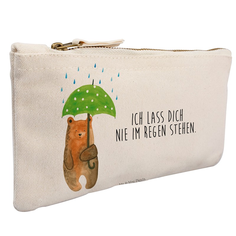 Mr. & Mrs. Panda Cosmetic Bag, Pencil Case, Small Bear