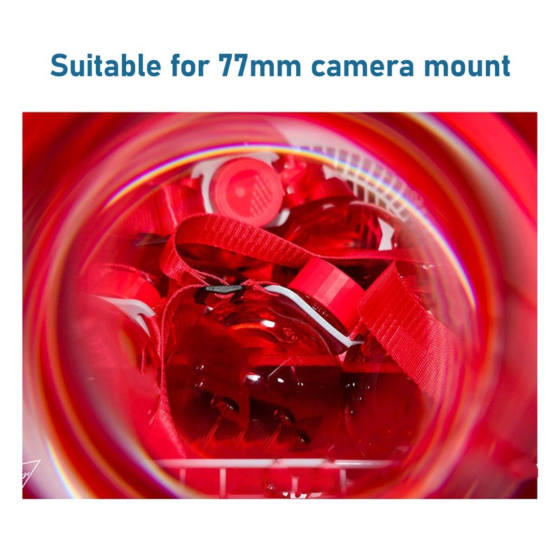 Handheld Filter Lens Swirl Special Effect Glass Lens SLR Camera