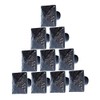 Cabinet Knobs Wrought Iron Black Knobs 1" Pack of 10