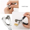 Stitching Hole Punch BUTUZE,4mm Silent Leather Hand Pliers with Leather