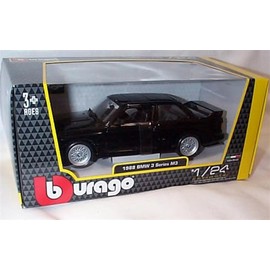 burago 1988 B.M.W M.3 E30 Black car 1:24 scale diecast model