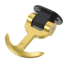 ULTECHNOVO Golden Car Towing Hook Shaped Auto Trailer Ring Unique Car Bumper Pull Decoration Easy Installation Striking Design for Personal Style Expression