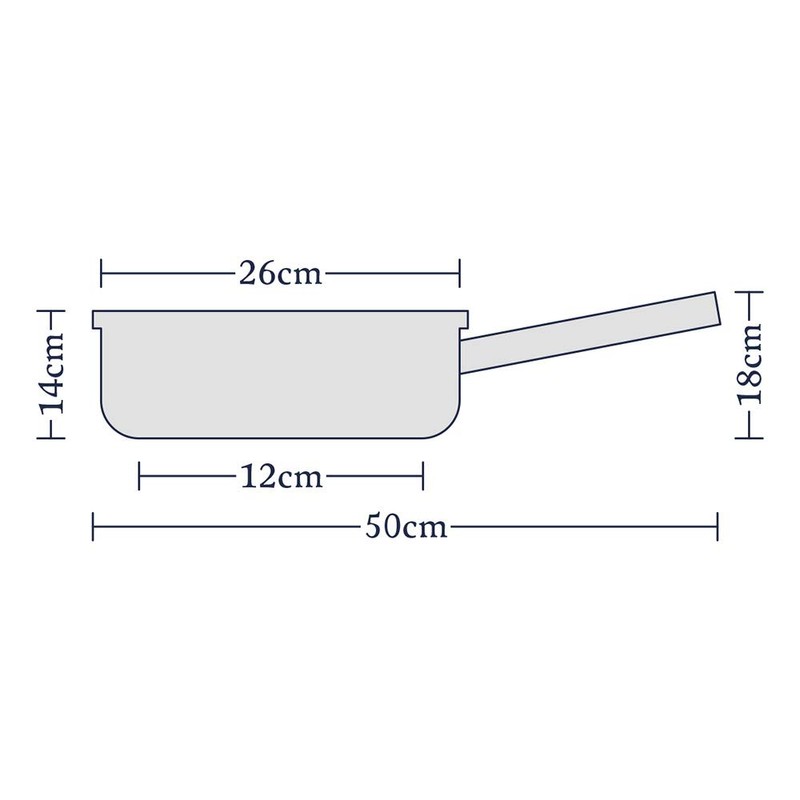 Stellar Speciality Cookware 26cm Long Handle Colander, Stainless Steel, Dishwasher