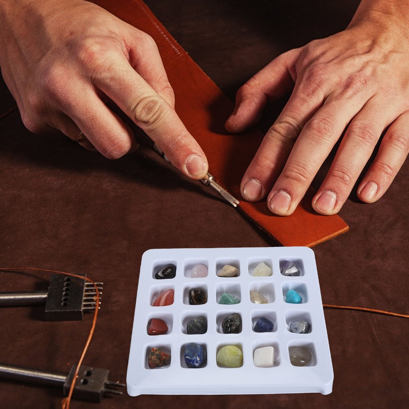 20pcs Rock Stone Colletction Kit for Boys Girls Exquisite Science