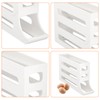 Egg Holder for Refrigerator, 4 Tiers Automatic Rolling Egg Container