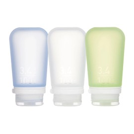 Humangear Gotoob+ 3-Pack (Large) | Refillable Silicone Travel Bottle |