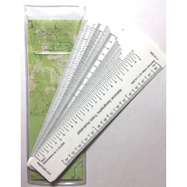 MapTools Map Ruler Set for The National Geographic Trails Illustrated Map Series