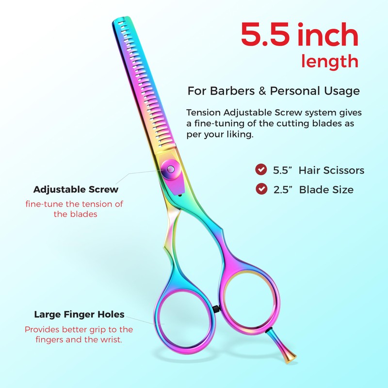 Suvorna Razeco Professional Hairdressing Scissors Japanese Stainless Steel 18mm e90
