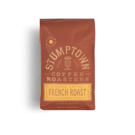 Stumptown Coffee Roasters, Dark Roast Organic Whole Bean Coffee, 100% Arabica Coffee - French Roast 12 Ounce Bag with Flavor Notes of Clove and Bittersweet Chocolate