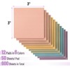 Mr. Pen- Sticky Notes, 3”x3”, 12 Pads, Pastel Colors Sticky