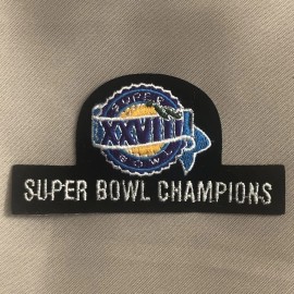Unbranded Super Bowl XXVIII Champions Patch - 1994 Georgia Dome, Atlanta - Dallas Cowboys