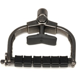 Made in the USA Paige Clik PC-6-ETI 6-string Guitar Capo for Acoustic and Electric Guitars with an Easy 1-Handed adjustment with quick-release button (Nickel)