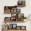 Vittanly 5x7 Double Picture Frame, Hinged 2 Opening MDF Photo