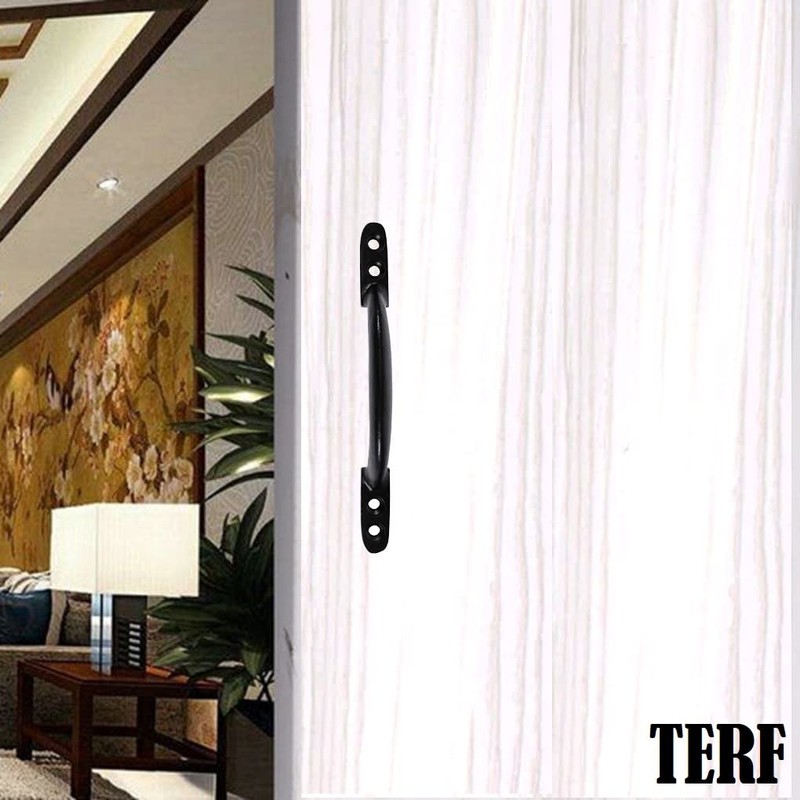 TERF® Antique Black Door Pull Handle 150mm (6 inch) Traditional