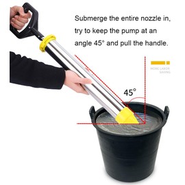 DAFEIKE DAFEIKE Mortar Gun Grout Gun Cement Caulk Gun Stainless Steel Lime Caulking Gun Brick Pointing Tools with 5 Nozzles