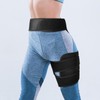 BYVCUI Hip Brace Thigh Hamstring Compression Support Wrap Reusable Portable