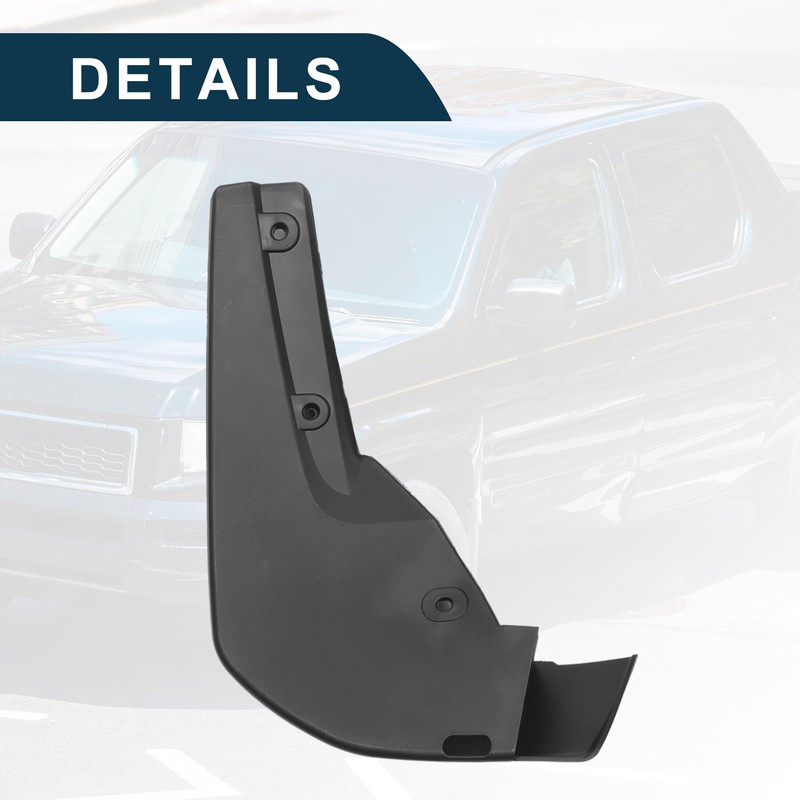TUCKBOLD Mud Flap Splash Guard for Honda Ridgeline 2017-2023 Durable