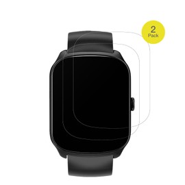 dipos FLEX 2x Schutzfolie matt passend für YHE 1.95 Zoll Smartwatch, Antireflex, 100% Displayabdeckung, Fingerprint Kompatibel, case-friendly, Full Cover Displayschutz Folie