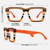 Zeelool Stylish Square Blue Light Blocking Glasses for Men Computer