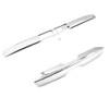 Sizver Chrome Upper+Lower Sizver Chrome Tailgate Lift Handle Covers Accent