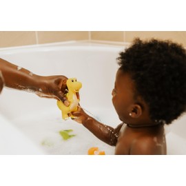 Nuby Dinosaur Bath Squirters - Colourful Bath Toy | Suitable from 10 Months |Pack of 4
