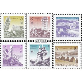 Bosnia - Serbian republic. 48-53 (complete.issue.) unmounted mint/never hinged ** MNH 1996 clear brands (Stamps for collectors)