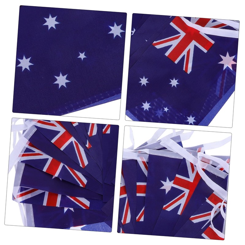 LABRIMP Sports Events Australian Flags Bunting Set Australian Flag Bunting