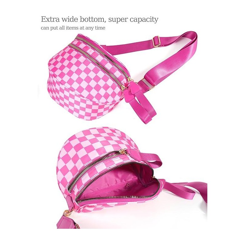 Crossbody Bum Bag, Spacious Design for Essentials Plus Size Friendly