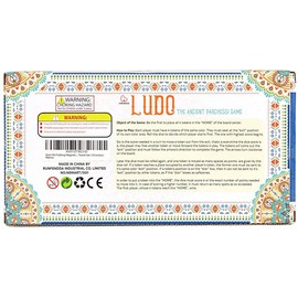 Mart NS Folding Magnetic Ludo Board Game - Parcheesi Travel Family Game 2 - 4 Players (10 Inches)