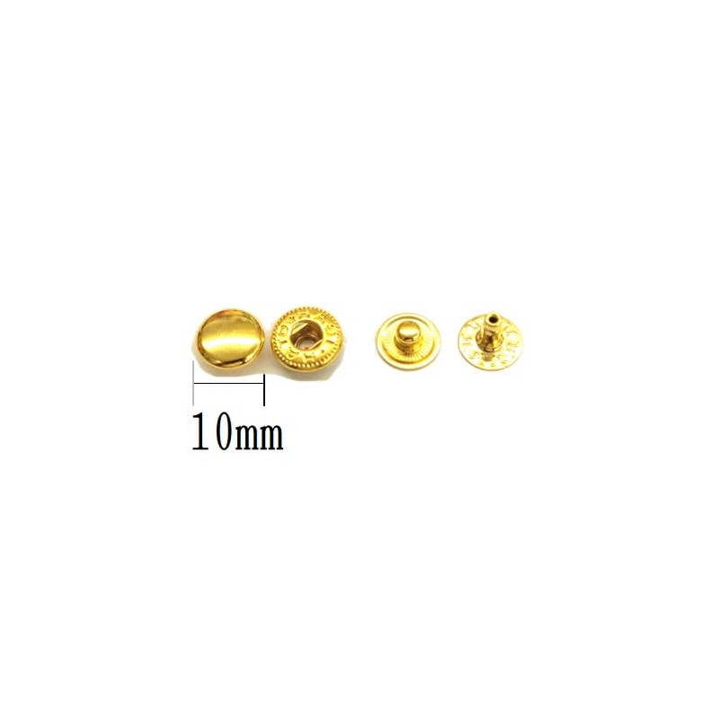 Kraft Spring Hook Gold 0.4 inch (10 mm), Pack of