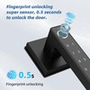 KENRONE Fingerprint Door Handle Lock Keyless Entry,3 Unlocking Methods Door