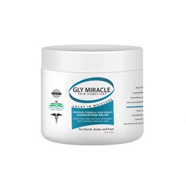 GLY MIRACLE Crema corporal hidratante, tarro de 16 onzas, humectante de piel no grasa para piel, manos, cuerpo y pies extremadamente secos, aroma...  