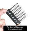 GIONAR 7 Pieces Special Shaped Screwdriver Bit Set 50mm U
