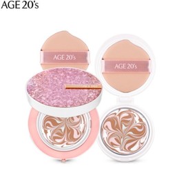 AGE 20'S The Essence Cover Pact HL Pink Diamond 14g*2ea, Color:#21