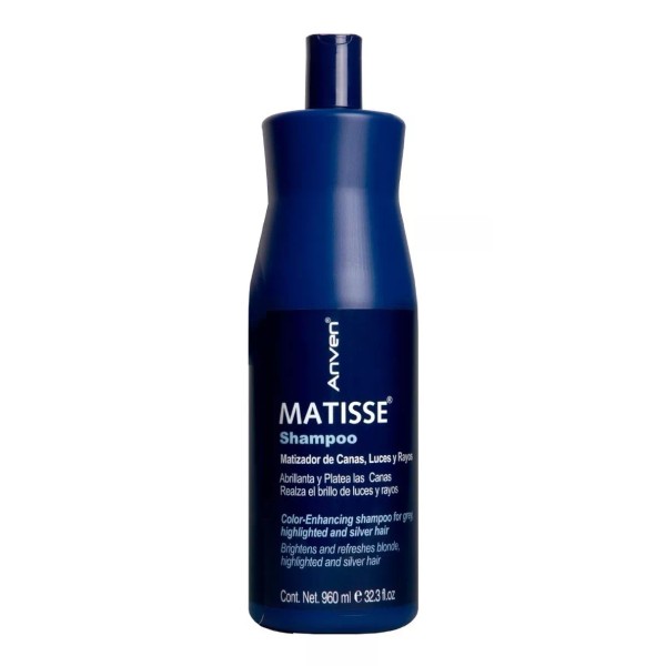 Anven Matisse Shampoo Matizador Canas, Luces Y Rayos 960ml