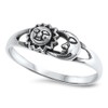 Sun Moon Universe Space Fashion Ring New .925 Sterling Silver
