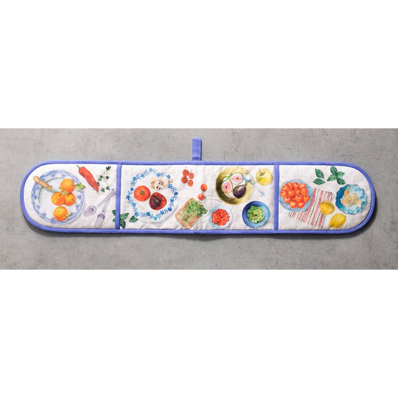 Maison d' Hermine Double Oven Mitts 100% Cotton 7"x35" Double