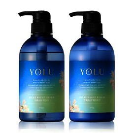 YOLU Cam Relax Night Repair Tuberose Shampoo & Treatment Set / YOLU 요루 캠 릴랙스 나이트리페어 츄베로즈 샴푸 트리트먼트 세트