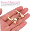 AOKWAWALIY Metal Shoes Pointed Protector High Heels Tip Cap Cover
