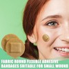 Funtery 200 Pcs Spot Adhesive Bandages 1.2 Inch Flexible Round
