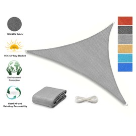 Tronssien Rectangle 12'x12'x17' Sun Shade Sail,95% UV Blockage Canopy Awning for Outdoor Patio and Garden, Yard Activities