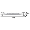TONE Flare Nut Wrench (15°) M26-1011 Double Side Width 0.4