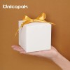 UnicoPak 10 Pack 4x4x4 Small Gift Boxes, White Gift Boxes