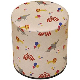 Yamako 79457 Tea Canister Fantasy Circus S Stylish Cute Tea Leaf Tea Tea Coffee Storage Container Made in Japan
